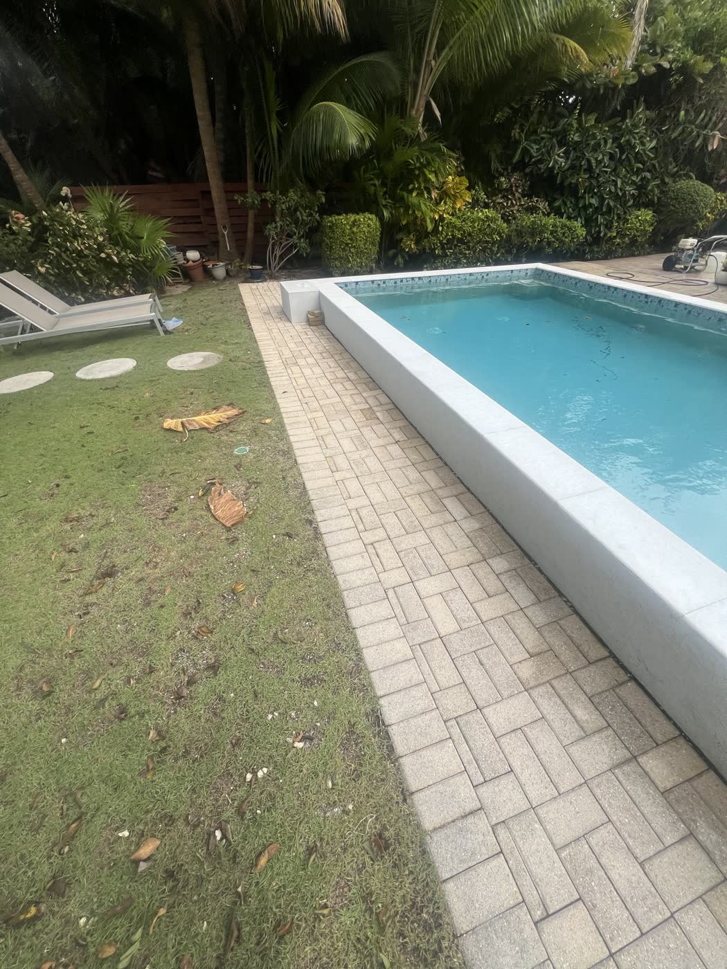 Pool deck — Coping & tile, by Cayman Clean & Blast, Grand Cayman
