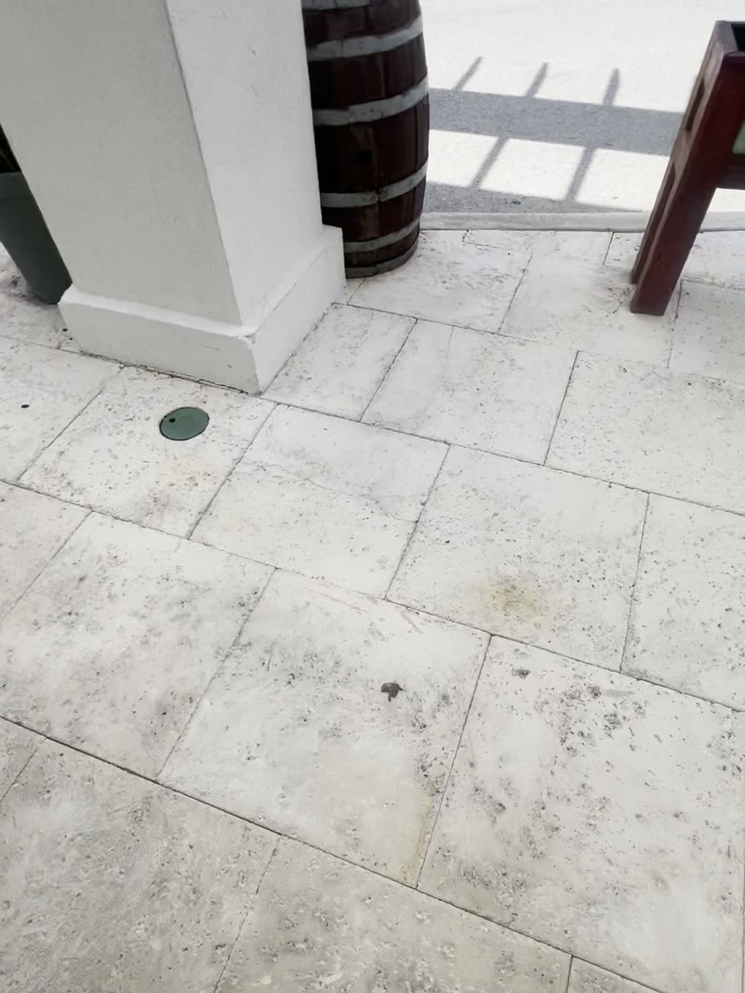 Restaurant entrance — after, cleaned by Cayman Clean & Blast, Grand Cayman