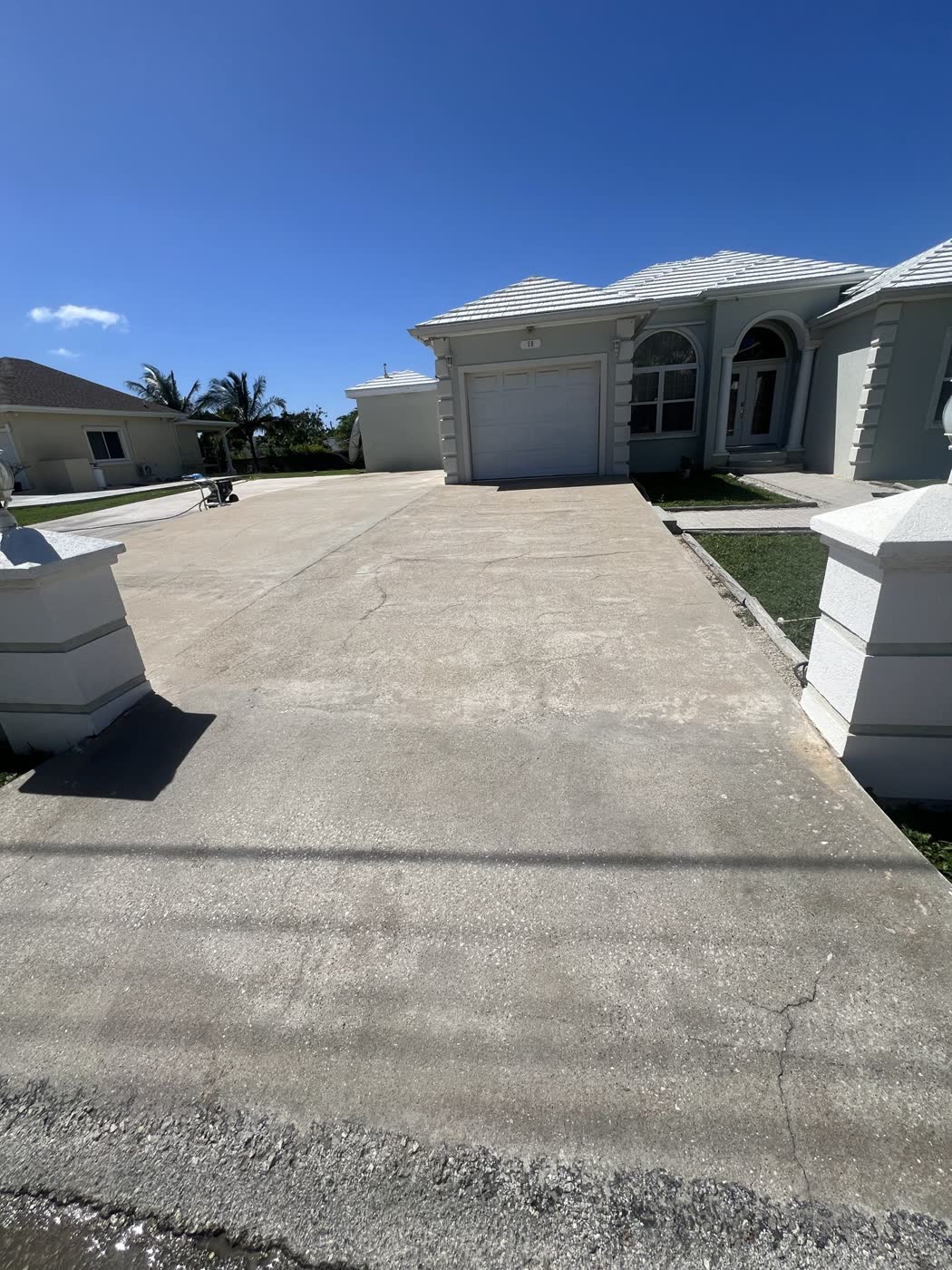 Home exterior — after, cleaned by Cayman Clean & Blast, Grand Cayman